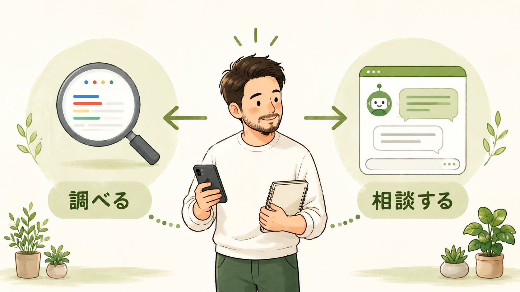 ChatGPT活用3つのシーン図解