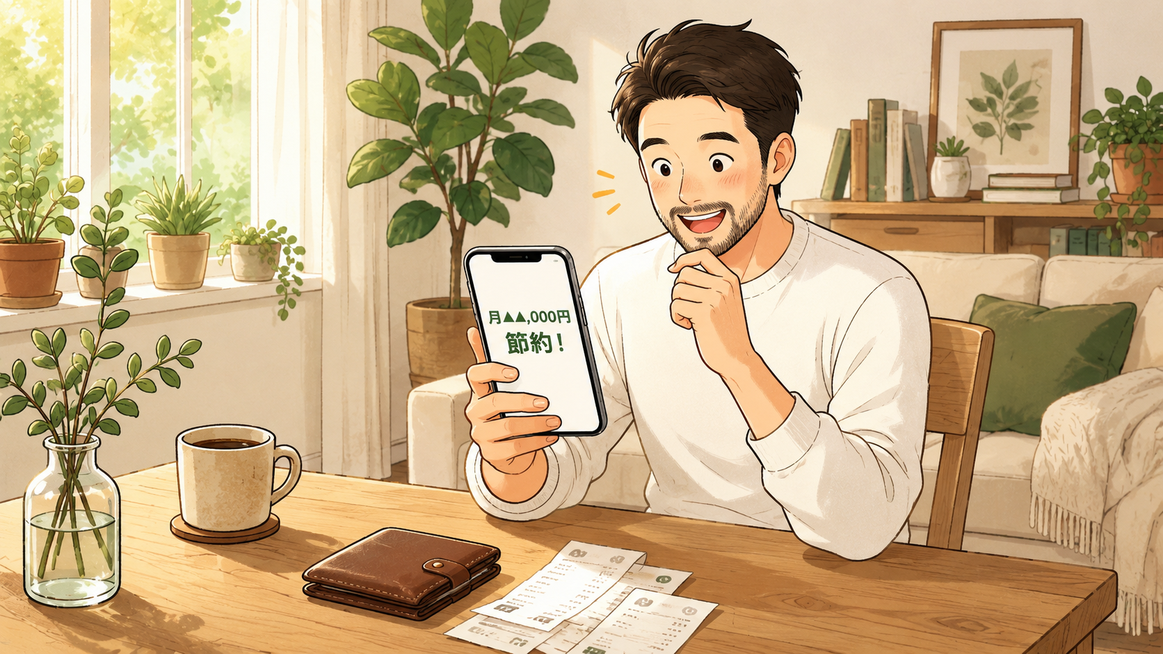 固定費を削減して節約